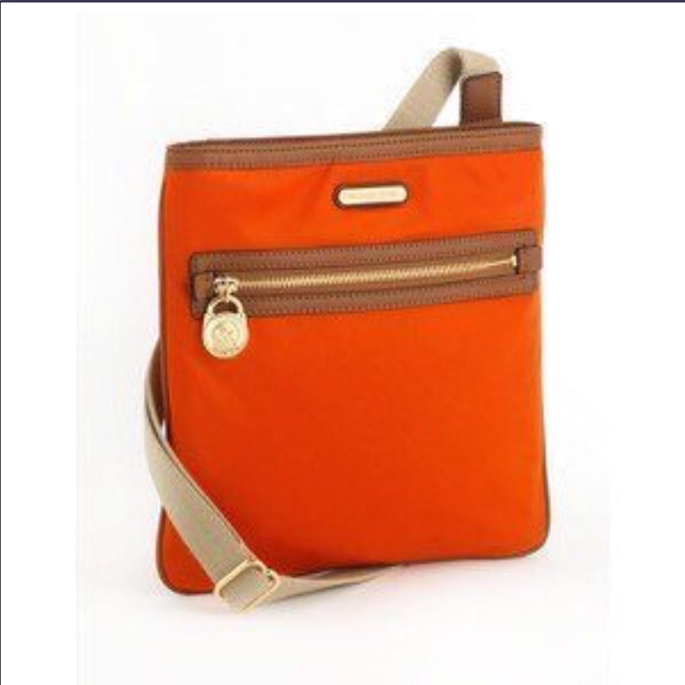 Nylon Michael Kors Orange Crossbody